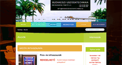 Desktop Screenshot of budakesziuszodatechnika.hu